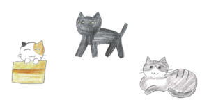 3匹の猫